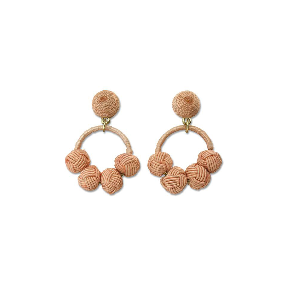 John Wind Petite Cotton Pearl Earrings